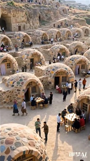 “Hidden Dome Village 😲 | Real Life Underground City Like Never Seen Before!“ #aivideo #trending