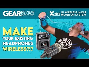 Make your existing headphones WIRELESS! | XVive U4 Audio In-Ear Monitor IEM System Review and Demo