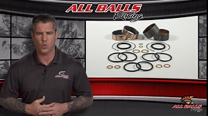 All Balls Racing Fork Seal Kit 55-143 Compatible With/Replacement For BMW F650CS 2000-2005, F650GS K72 2009-2013, F700GS 2012-2016, R1200GS 2003-2013, R1200R 2005-2014