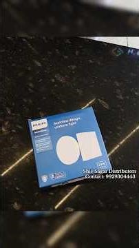 Philips SeamGlow 24W Surface Downlighter Round 6k #philips #downlight #led #home #surface #shorts