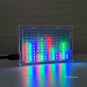 Amazing LED Music Spectrum Display 😍 #electronica #Electronics #Reels #engineering #trending | DIY Electrix
