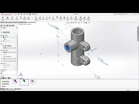 Undock the SOLIDWORKS Property Manager when using DimXpert & MBD