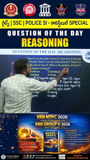 Reasoning Directions Simple Trick | #sivareddylogics #competemindsacademy
