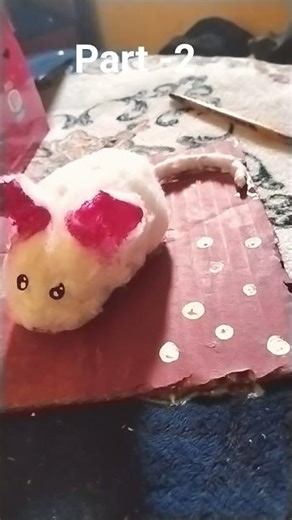 easy mouse with cotton part 2