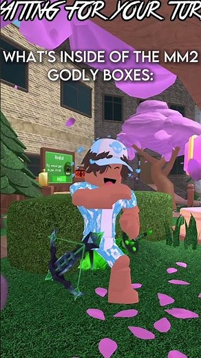 WHAT'S INSIDE THE MM2 GODLY BOXES!! #robloxmm2 #viral #robloxtrend