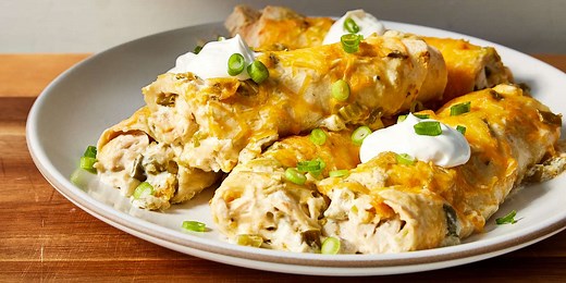 Creamy Chicken Enchiladas