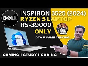 Dell Inspiron 3525 | A Best Budget Ryzen 5 Laptop | Under 40k | 2024 | GTA 5 Test #new #budgetlaptop