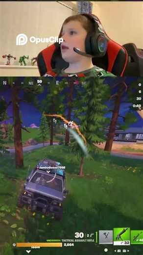 Fortnite Intense Car Chase Escape in Battle Royale Endgame #Fortnite #Gaming #Shorts