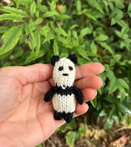 Panda Knitting Pattern, Toy Animal (PDF Pattern) - Etsy UK