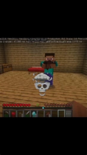 Minecraft in steve serious 😵☠️#minecraft #shorts