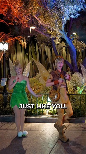Tinker Bell & Fairies Sweetest Pixie Hollow Moment at Disneyland! 🧚✨ #tinkerbell #rosetta