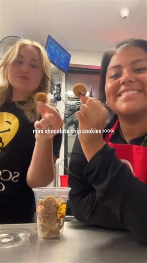 Scooter's Coffee on Instagram: "mini chocolate chip cookies 🍪🍪🍪>>>>"
