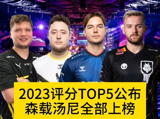 【cs2】2023官方评分top5公布!zywoo稳居第一！