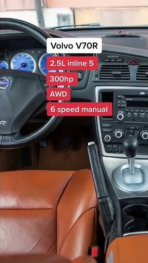 The Volvo V70R is A Masterpiece And one of the Best and Fastest Sleeper Wagons Ever 🔥 …