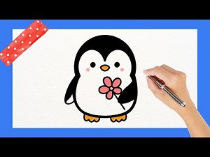 🐧 How To Draw A Penguin Step By Step | Cute Penguin Drawing Easy