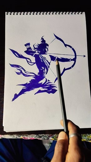 3D ram drawing #shorts #art