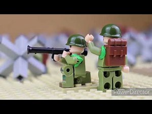 Lego D-Day - The Battle Of Omaha Beach - WW2 stop motion