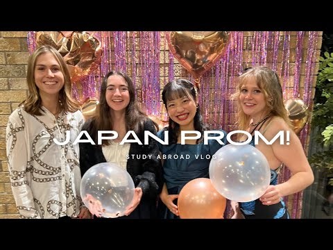Japan Prom + GRWM | Study Abroad Vlog 31