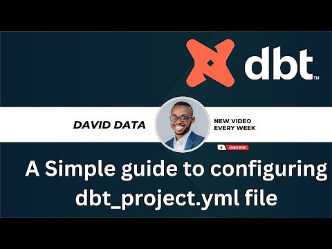 A Simple Guide to configuring dbt_project.yml file | dbt | data build tool