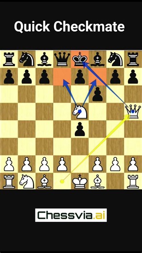 LEARN This Easy Chess Trap And win The Chess Game Easily| #shorts #chesstraining #chessgame #tactics