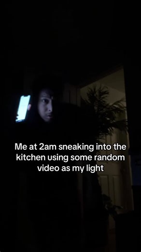 Valentino | Me at 2am sneaking into the kitchen using a random video as my light #fyp #2am #sneaking #kitchen #latenight #food #viral #reels #relatable... | Instagram