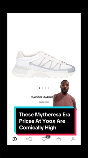 It is wild to see how @yoox is now charging @NET-A-PORTER prices thanks to their new parent co, Mytheresa #yoox #netaporter #mytheresa #fashiontiktok #bargainshopping #fashionnews #margiela #tomford
