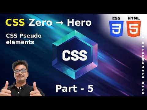 CSS Pseudo Elements Explained Master Tutorial Zero to Hero #webdesign #webdevelopement #css #js #htm