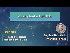 Mind Luster - Learn Linux Tutorial 33 Creating hard and soft links