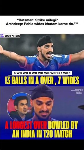 longest over bowled by an india in t20 #cricket #ipl #ipl2025 #test #virat #rohit #msd