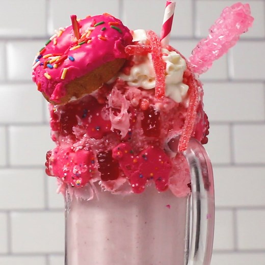 On October 3rd, Aaron Samuel's taught me to make a milkshake... fetch! Who's ready to make this tomorrow? Full Recipe: https://tasty.co/recipe/mean-girls-pink-milkshake-as-made-by-jonathan-bennett | Tasty