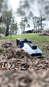 This Robot Mower picks up leaves! | Turf And Tools