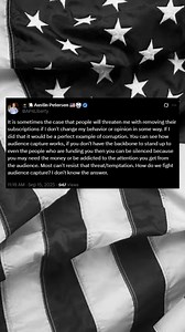 When your audience controls you, you’re already captured. That’s why every morning we say the things no one else will. Wake Up America Show. 7–9 CT on Rumble. | Austin Petersen