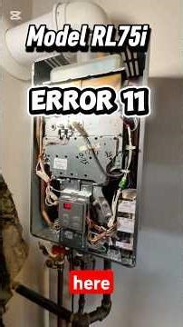 Rinnai RL75i Error Code 11 FIXED! Quick Diagnosis & Fix