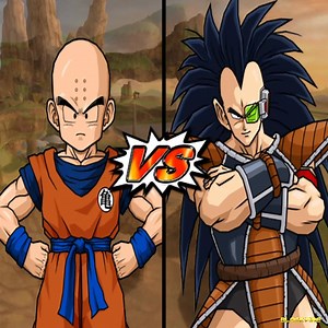 DBZ: Budokai Tenkaichi 3 (COM vs COM) - Krillin vs Raditz | BLACK FIRE