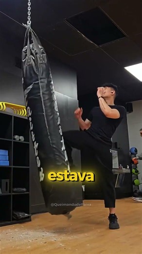 Ele teve uma surpresa no meio do treino! 🥊