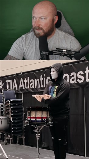 This guy shows off his skills on a marching snare #drums #drummers #drumcam #drumcover #drumming