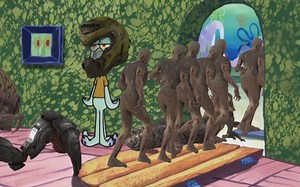 章鱼哥把恶魔赶出了房子