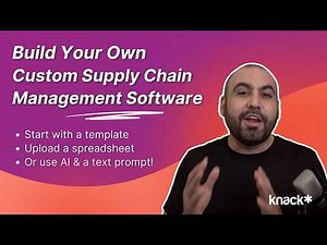 Build Custom Supply Chain Management Software with a Prompt