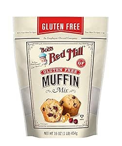 Bob's Red Mill Gluten Free Muffin Mix, 16 Oz (Pack of 3)