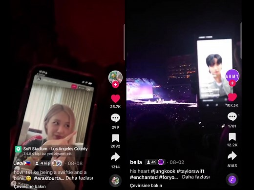 Taylor Swift and Jungkook Perform at Rosé Concert | BTS x Blackpink Collaboration