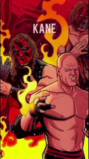 #wwe #leagend #kane #cartoon