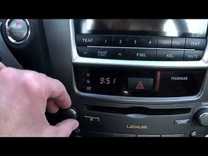 Lexus 2008 IS250 climate control and radio problem