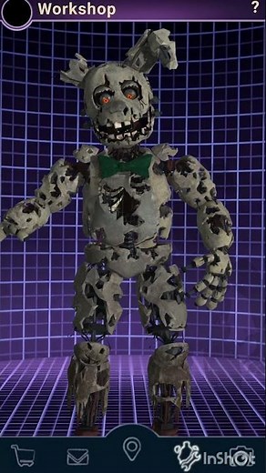 Stylized Springtrap - FnaF animation Workshop #fnaf #fnafanimation #fivenightsatfreddys #shorts