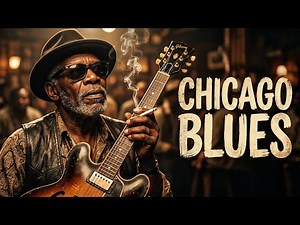 Chicago Blues – Smooth Jazz Blues & Slow Blues Guitar for Late Night Calm | Deep Soulful Vibes