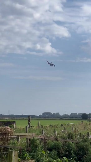 12K views · 530 reactions | Incredible sound of a Lancaster Bomber coming into land at Blackpool Airport. Lancaster was the most successful British heavy bomber of World War II - powered by four Rolls-Royce Merlin V-12 engines...  katriyna Bryant #lancasterbomber #ww2 | Exploring GB | Facebook