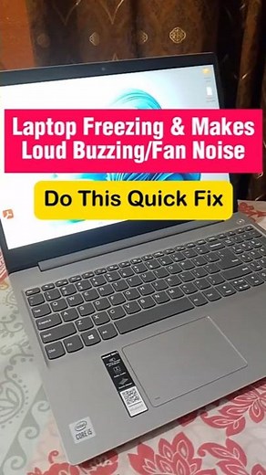 💻 Fix Laptop Freezing & Fan Noise in 10 Seconds! 💡 (Fn + F8 + Power Trick)
