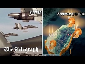 Chinese state media releases simulation of attacks on Taiwan