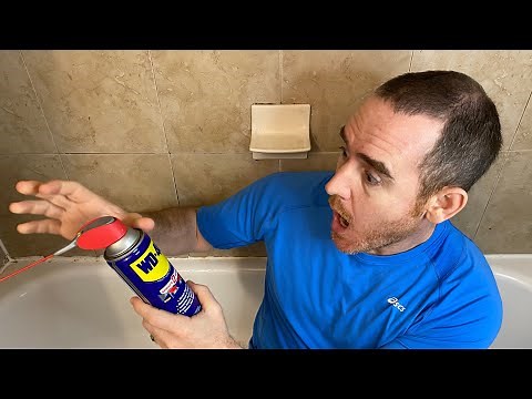 I TRIED WD 40 on my BATHTUB Here's WHAT HAPPENED!