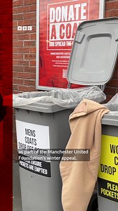 55K views · 1.2K reactions | Manchester United football fans and players are helping families across the community keep warm this winter by donating their old winter coats. | BBC Manchester | Facebook