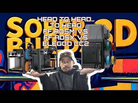 Who wins? Flashforge Adventurer 5m vs Flashforge AD5X vs Elegoo Centauri Carbon 2